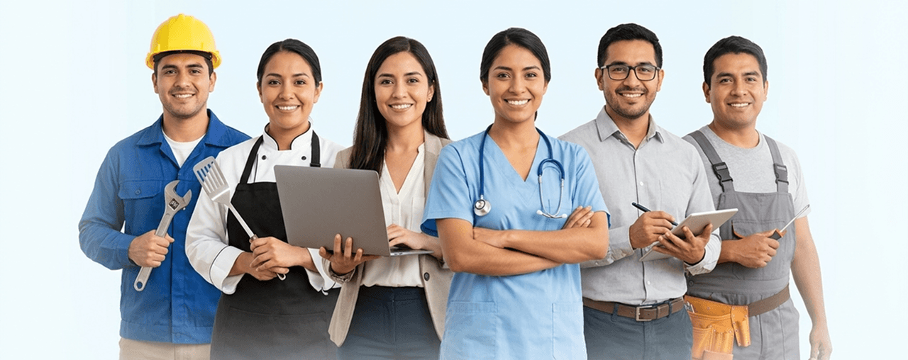 Profesionales y trabajadores de Santiago del Estero